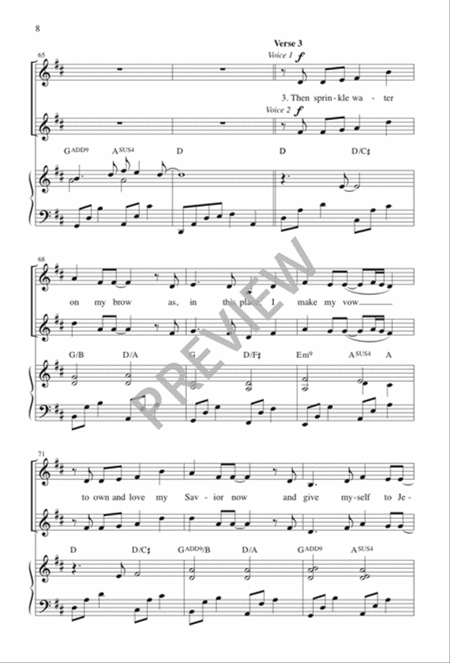Were I the Perfect Child of God 3-Part scores gallery preview page 9