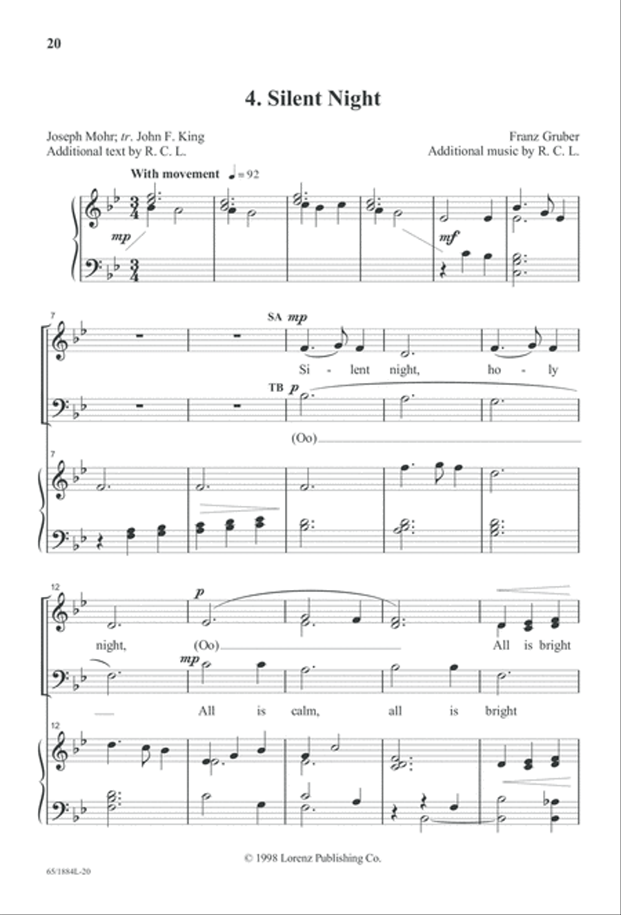 Let Us Adore Him Let Us Adore Him 4-Part scores gallery preview page 22