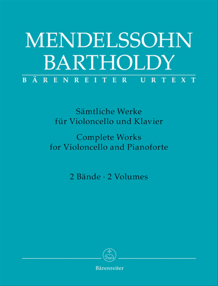 Complete Works for Violoncello and Pianoforte Piano Accompaniment scores gallery preview page 1