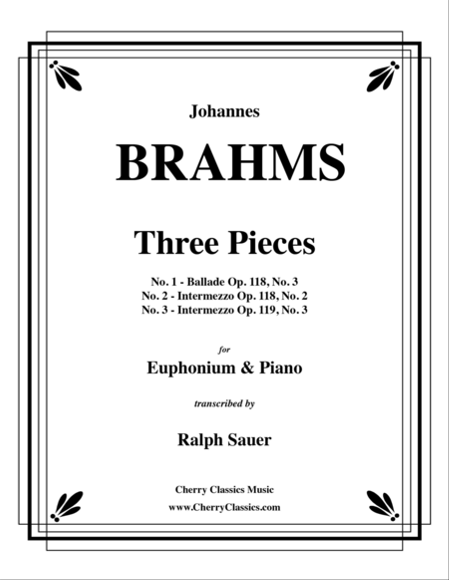 Three Pieces for Euphonium & Piano