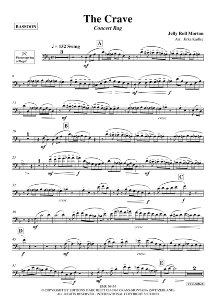The Crave The Crave Bassoon Solo scores gallery preview page 2