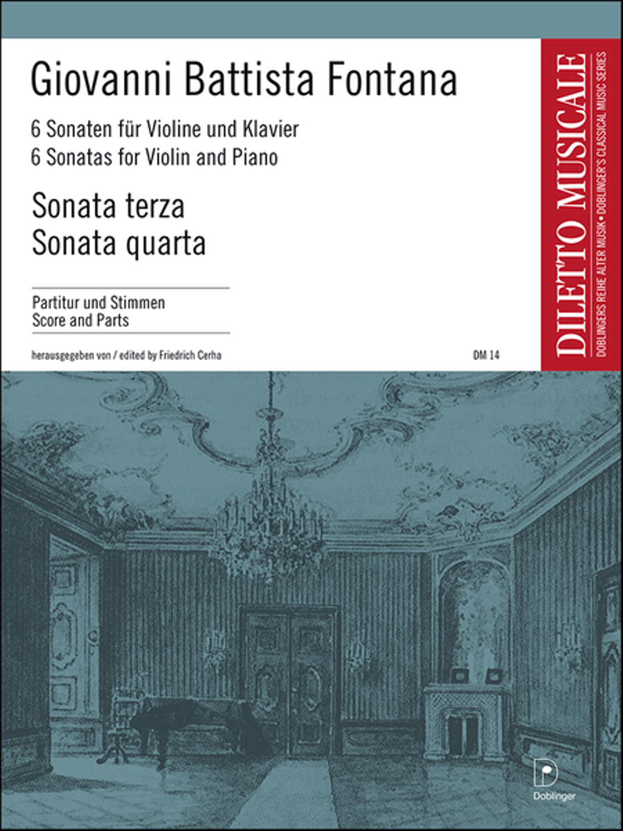 6 Sonaten Band 2 Sonata terza in C & Sonata quarta in G Violin Solo scores gallery preview page 1
