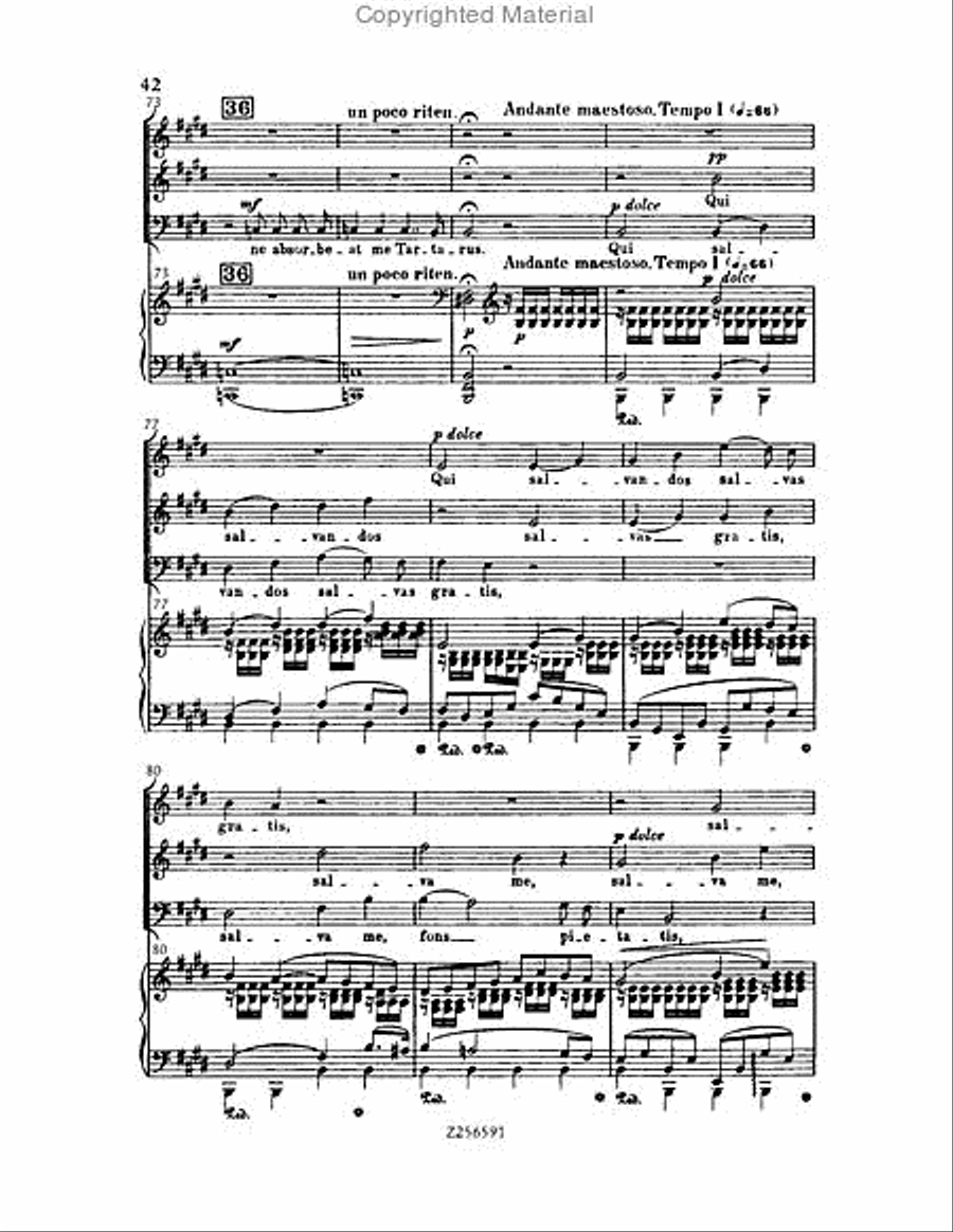 Grande Messe du Morts, H 75 Choir scores gallery preview page 42