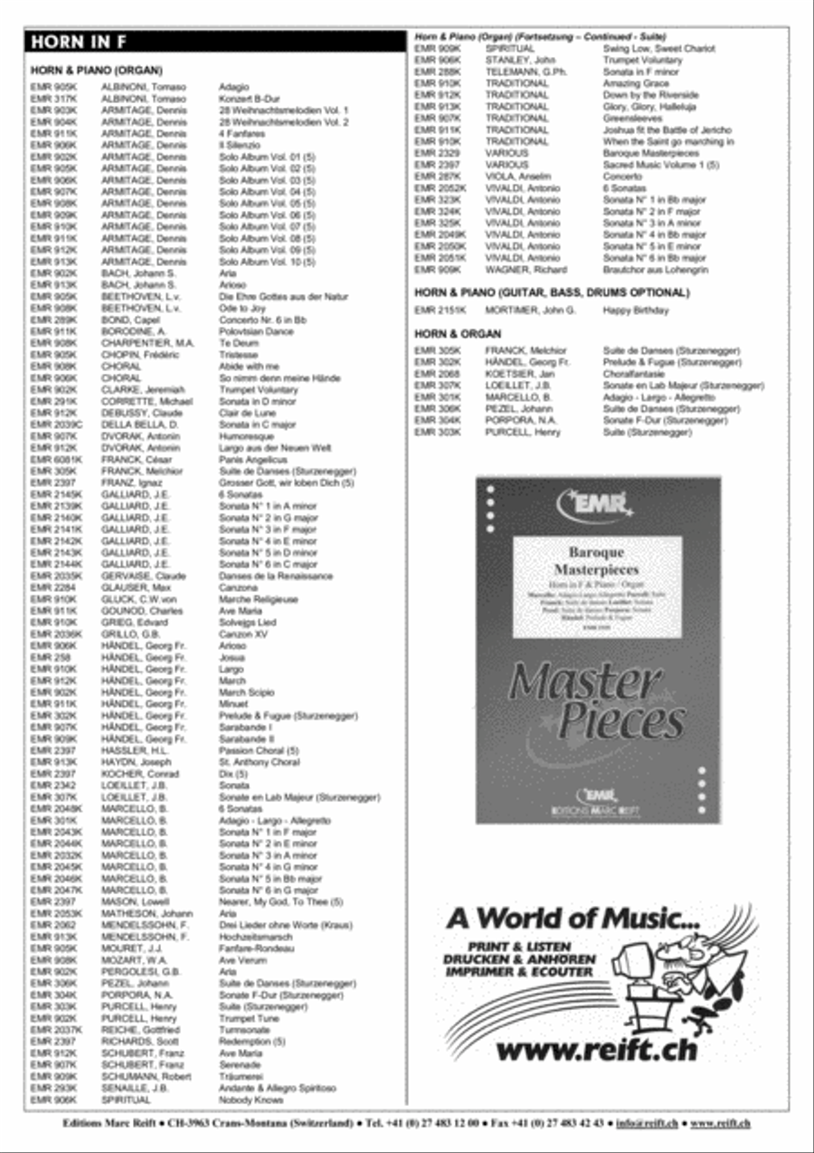Greatest Hits Volume 5 Horn scores gallery preview page 9
