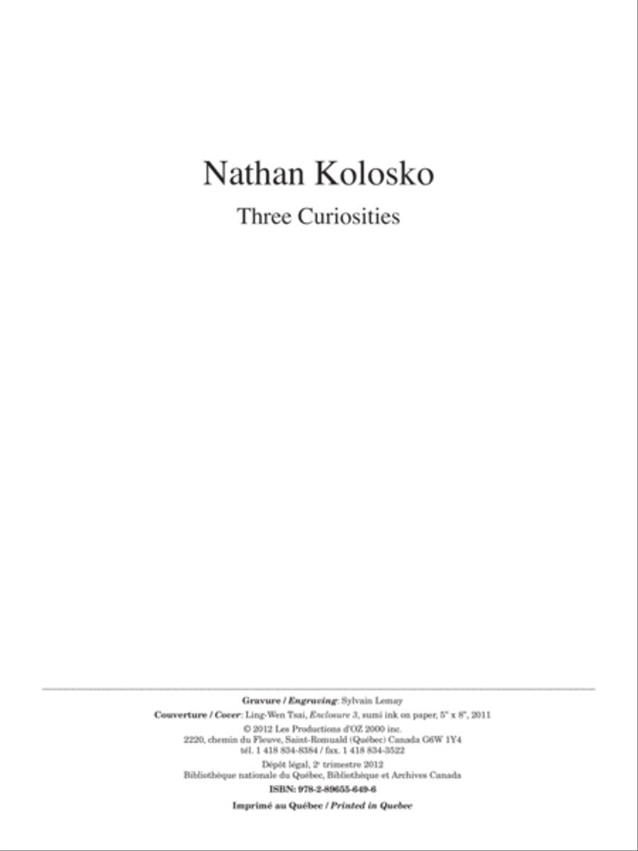 Three Curiosities Classical Guitar scores gallery preview page 2