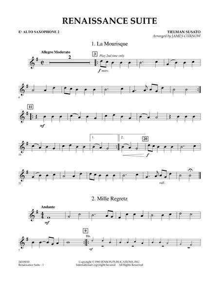 Renaissance Suite - Eb Alto Saxophone 2