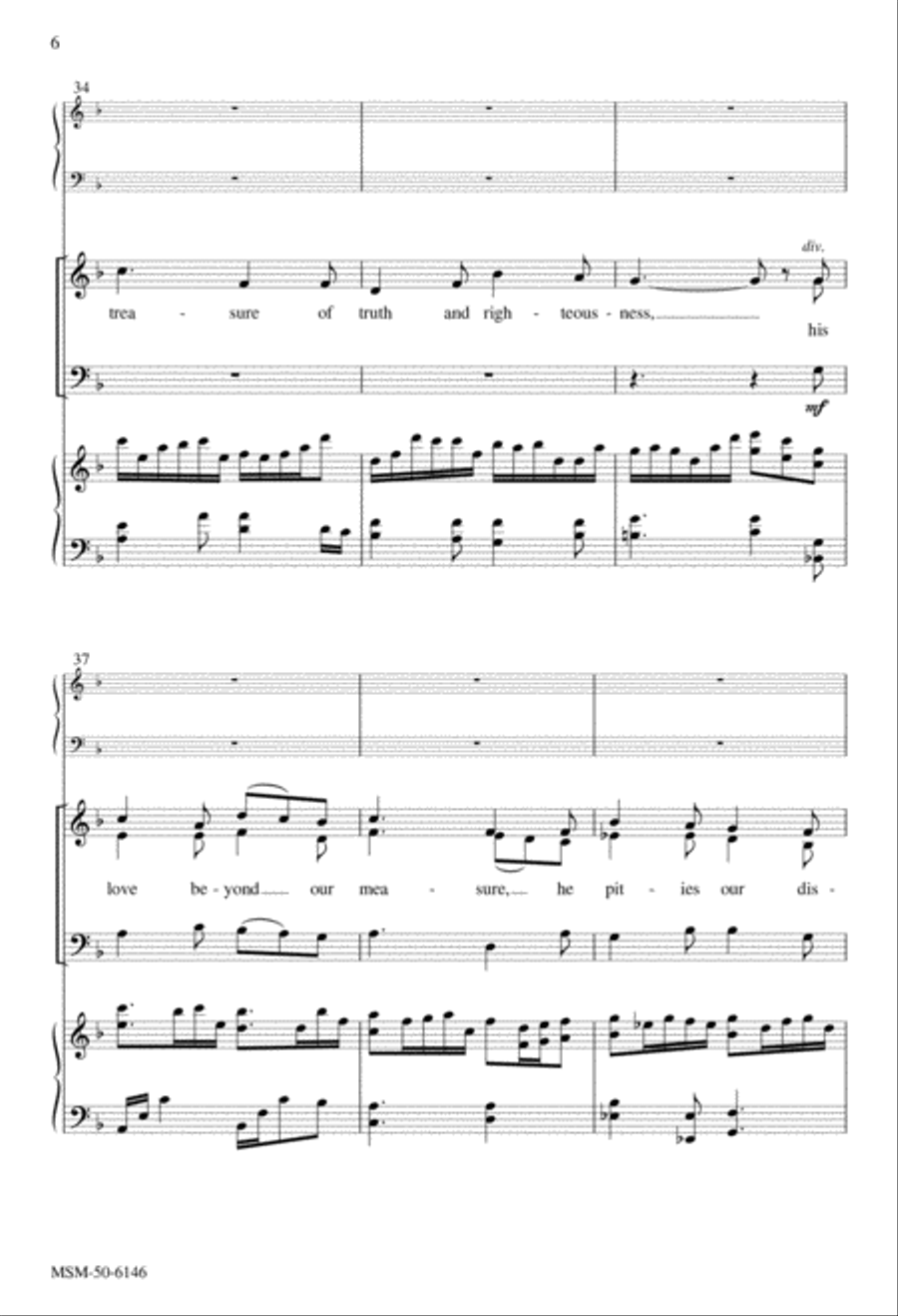 Bless His Holy Name 3-Part scores gallery preview page 5
