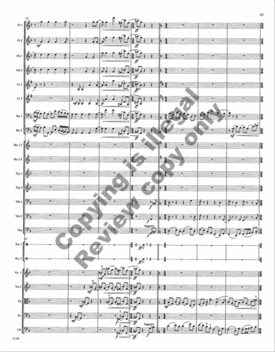 Symphony No. 1 Symphony No. 1 Full Orchestra scores gallery preview page 169