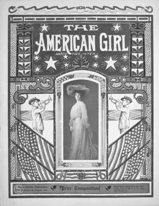 Book cover for The American Girl. March. Two-Step