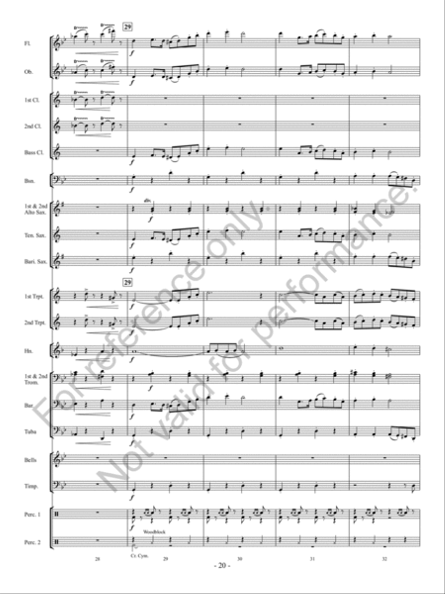 A Haunted Trilogy A Haunted Trilogy Concert Band scores gallery preview page 21