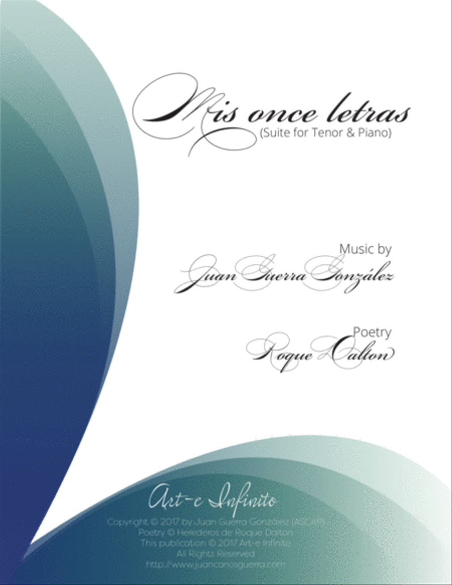 Mis Once Letras Tenor Voice scores gallery preview page 1