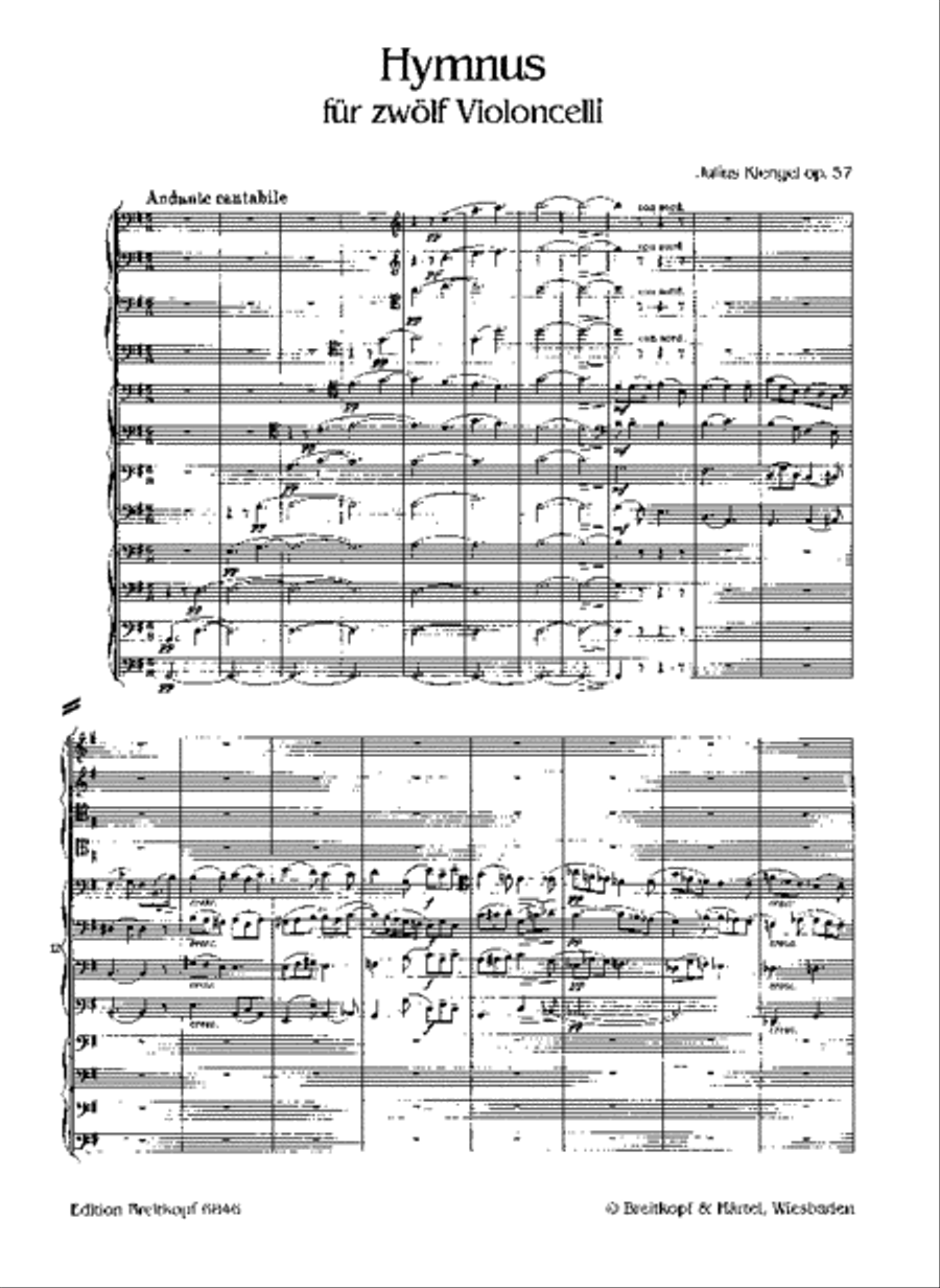 Hymnus Op. 57 Hymnus Op. 57 Cello scores gallery preview page 2