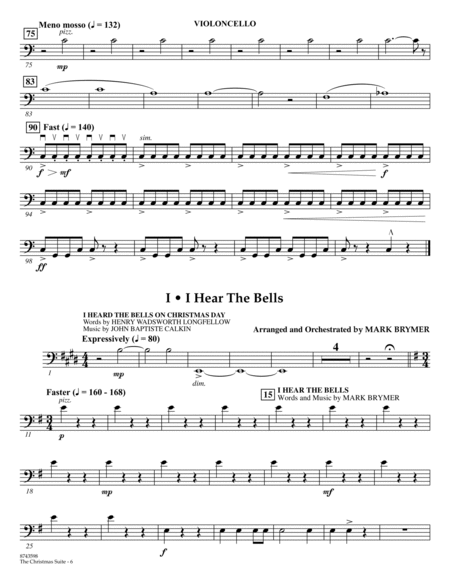 The Christmas Suite (For SSA Choir & Soloist) - Violoncello