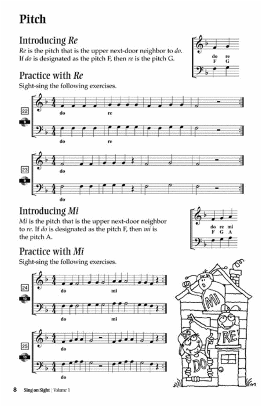 Sing on Sight – A Practical Choral Sight-Singing Course 3-Part scores gallery preview page 3