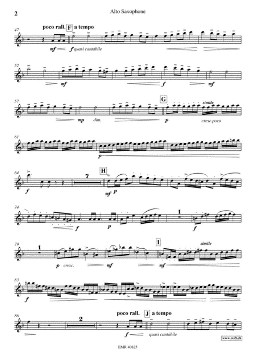Konzert-Etude Konzert-Etude Alto Saxophone scores gallery preview page 3