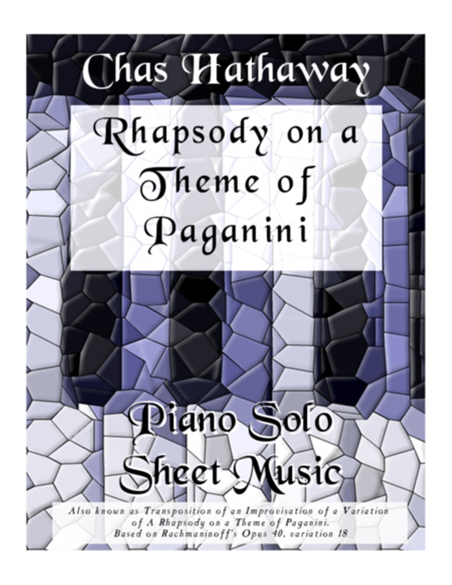 Rhapsody On a Theme of Paganini Piano Solo scores gallery preview page 1