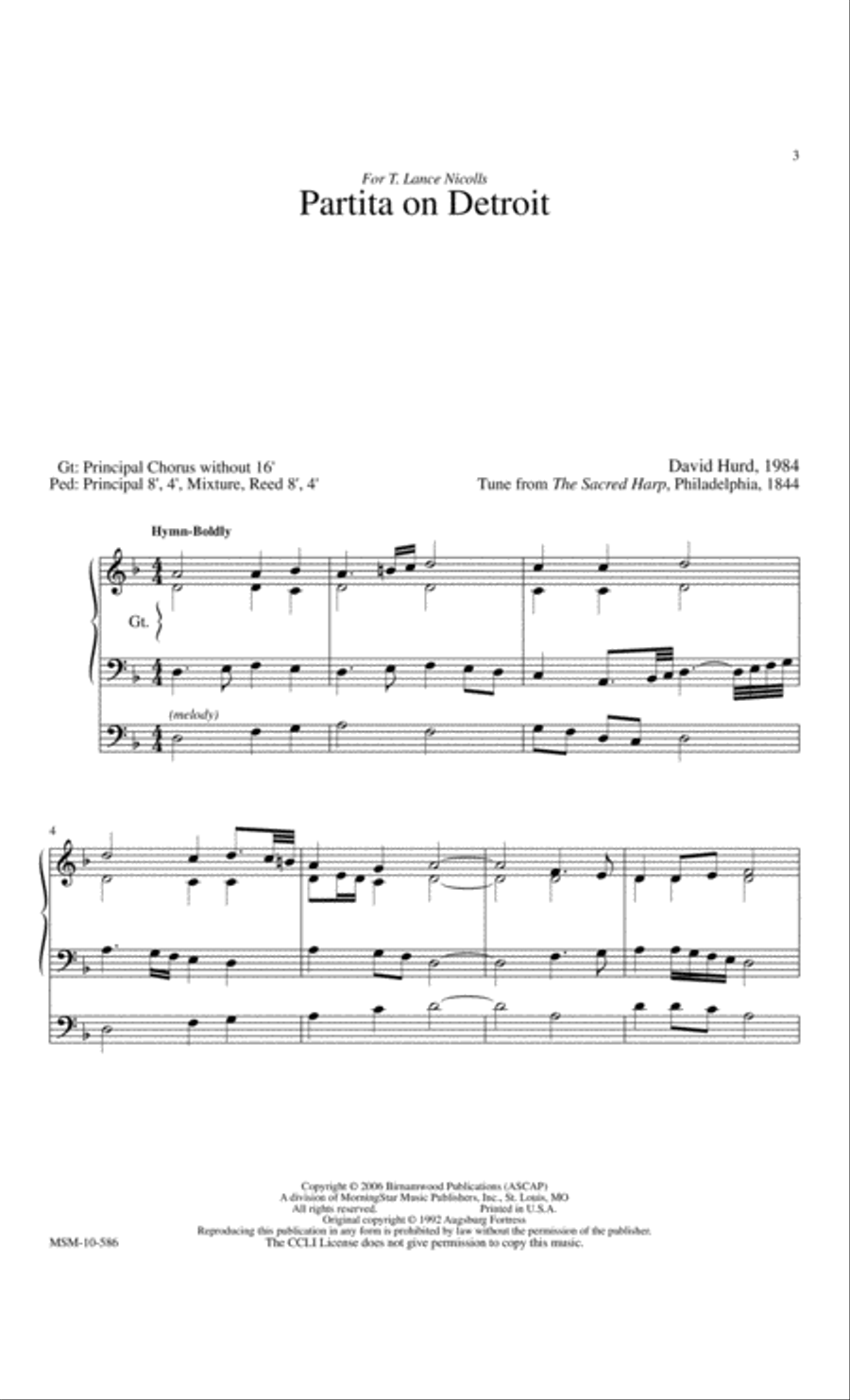 African-American Organ Music Anthology, Volume 6 Organ scores gallery preview page 6