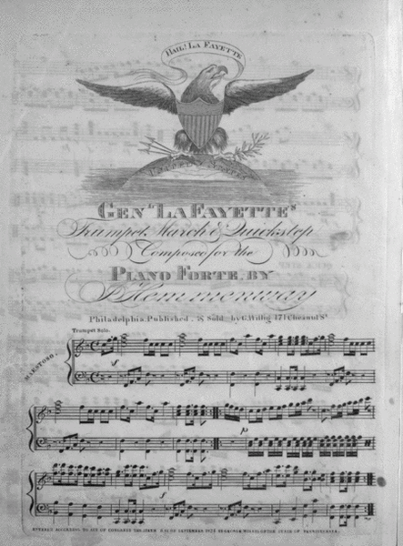 Genl. La Fayette's Trumpet March & Quickstep