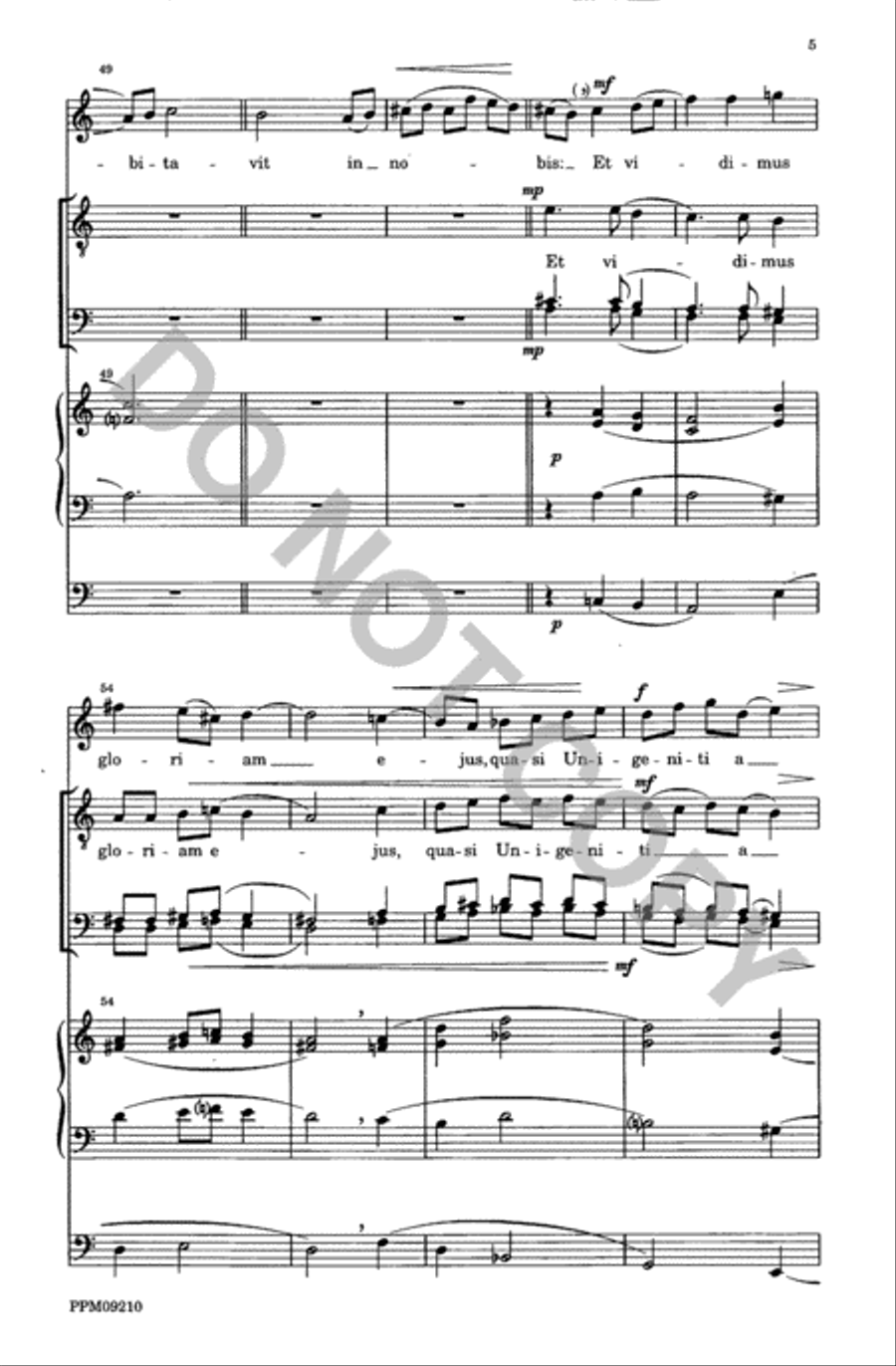 Verbum Caro Factum Est TTBB scores gallery preview page 6