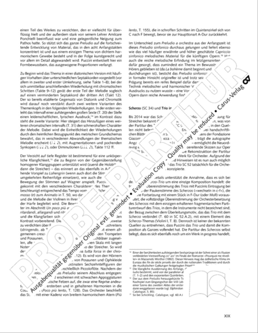 Edizione Nazionale delle Opere di Giacomo Puccini. II. Instrumental music; 1. Works for orchestra (vol. II/1) Score scores gallery preview page 20