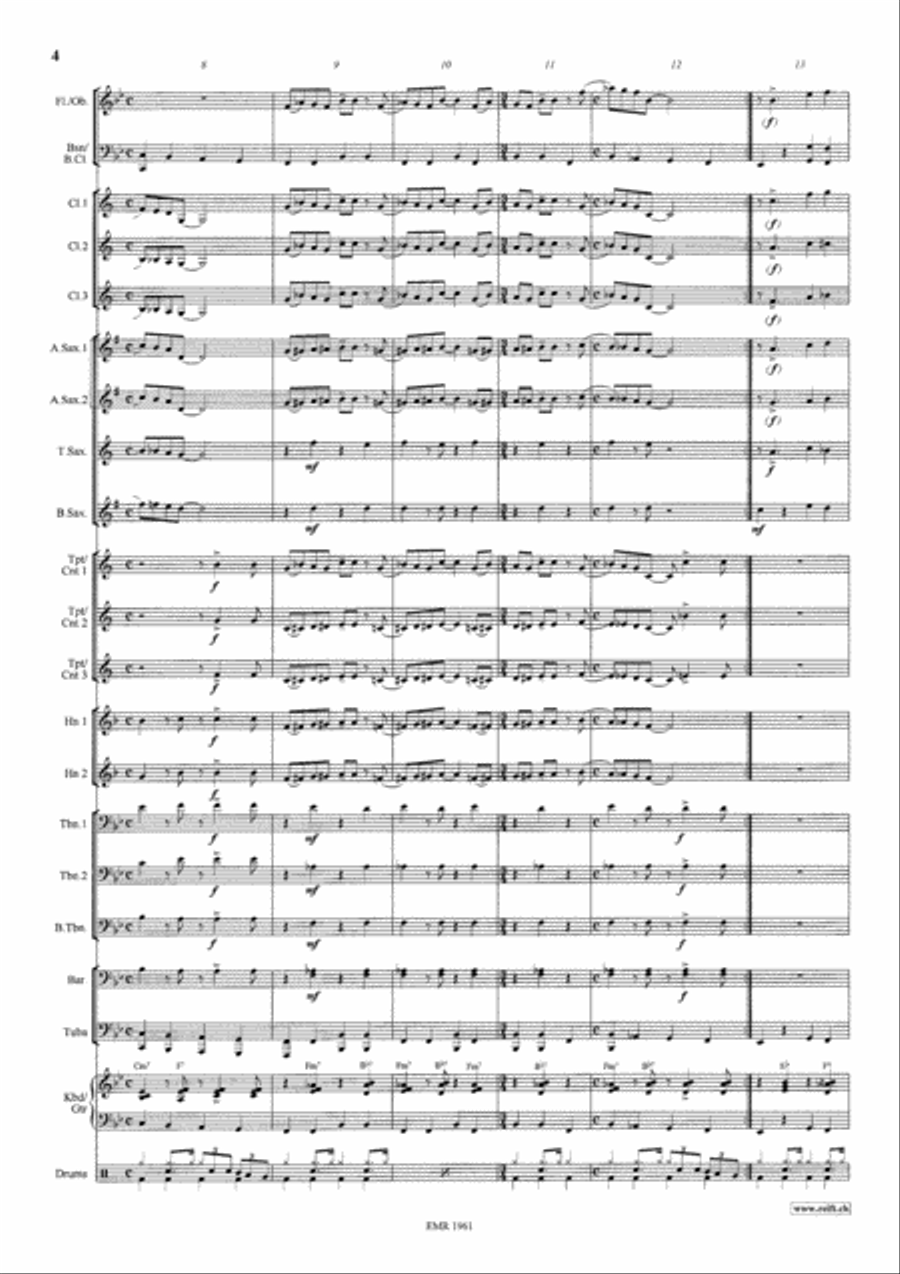 Fascinating Rhythm Concert Band scores gallery preview page 5