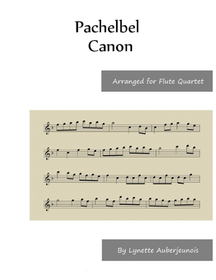 Book cover for Canon - Flute Quartet