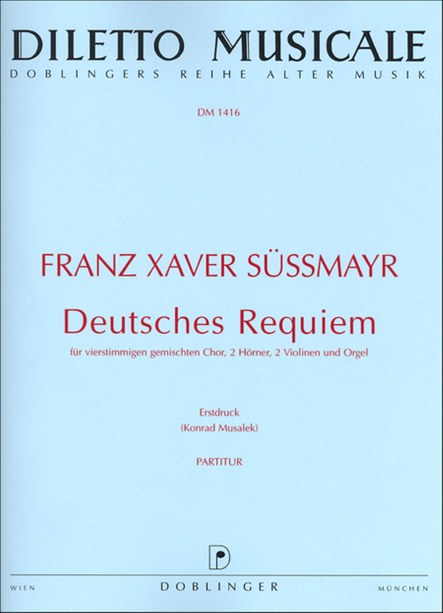 Deutsches Requiem 4-Part scores gallery preview page 1
