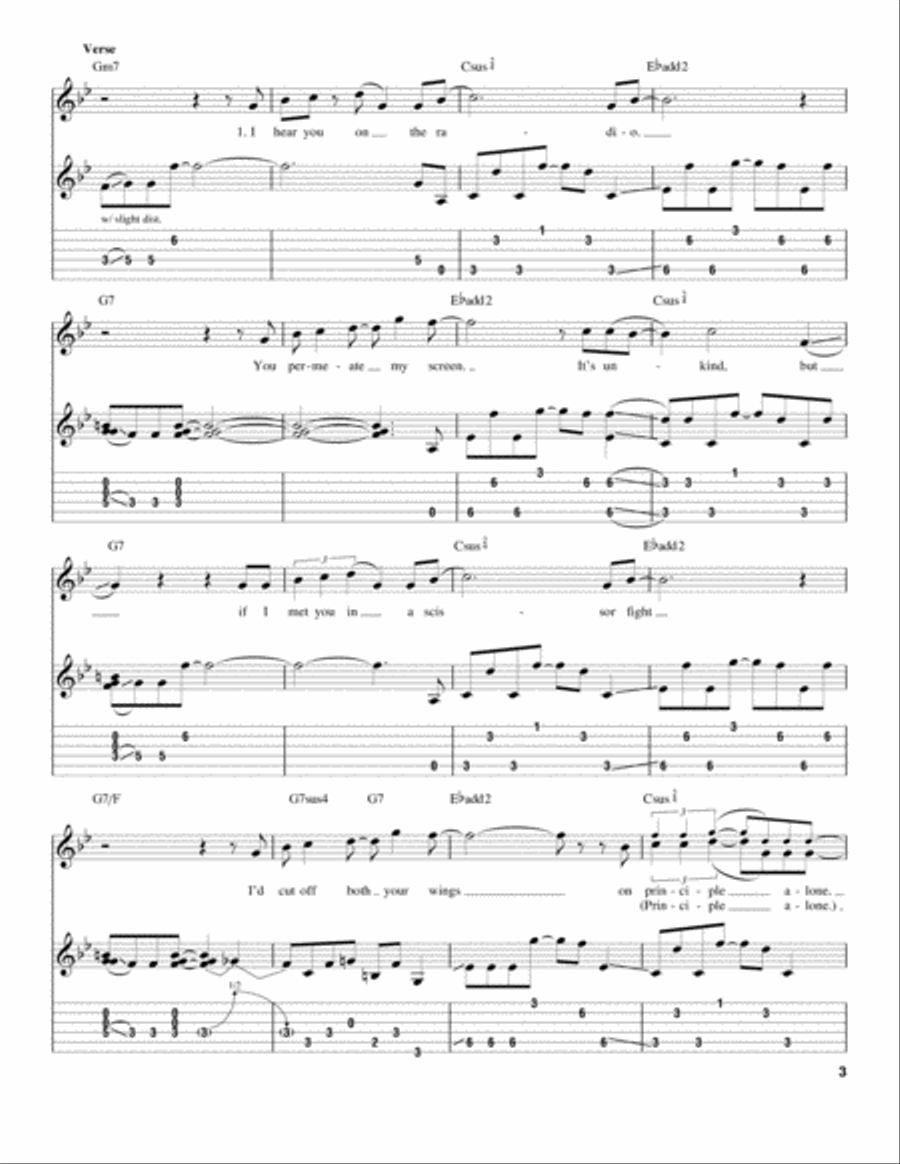 Megalomaniac Megalomaniac Acoustic Guitar scores gallery preview page 3
