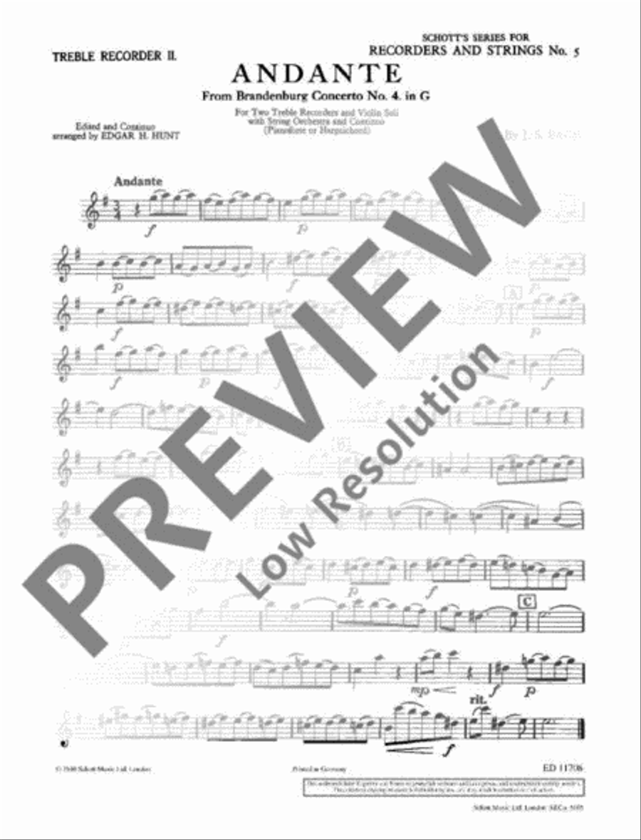 Andante Andante Alto Recorder scores gallery preview page 9