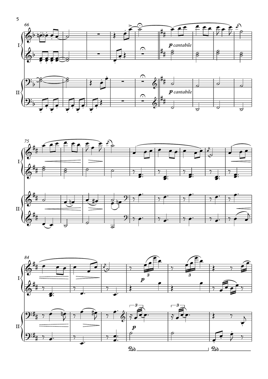 March Of The Dwarfs Op. 54, No. 3 - Piano, 4 Hands 1 Piano, 4-Hands scores gallery preview page 6