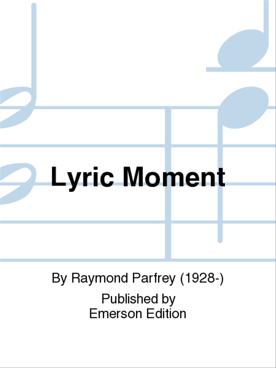 Lyric Moment Flute Solo scores gallery preview page 1