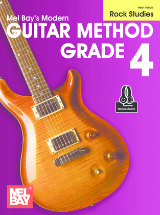 Book cover for Modern Guitar Method Grade 4, Rock Studies