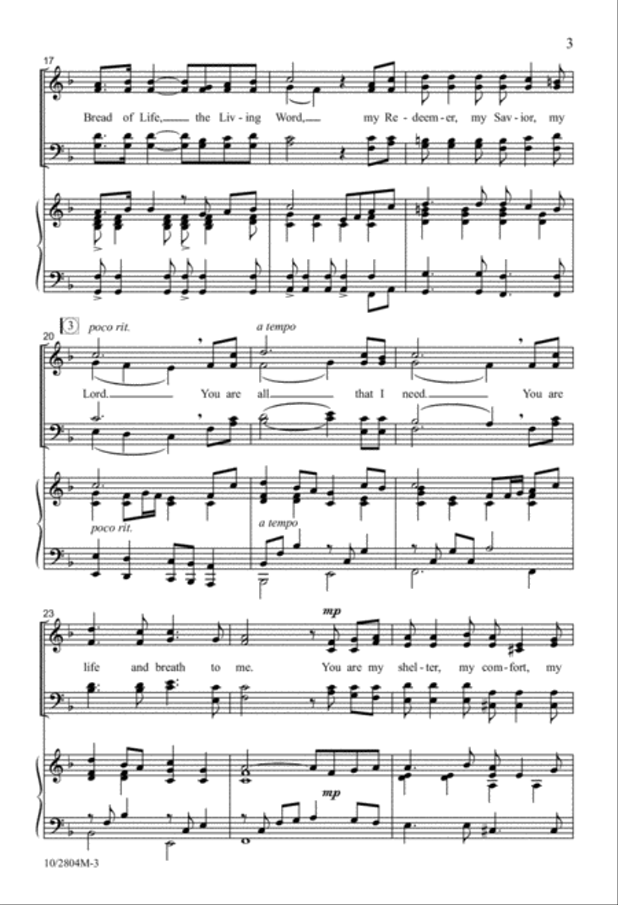 You Are All that I Need You Are All that I Need 4-Part scores gallery preview page 3