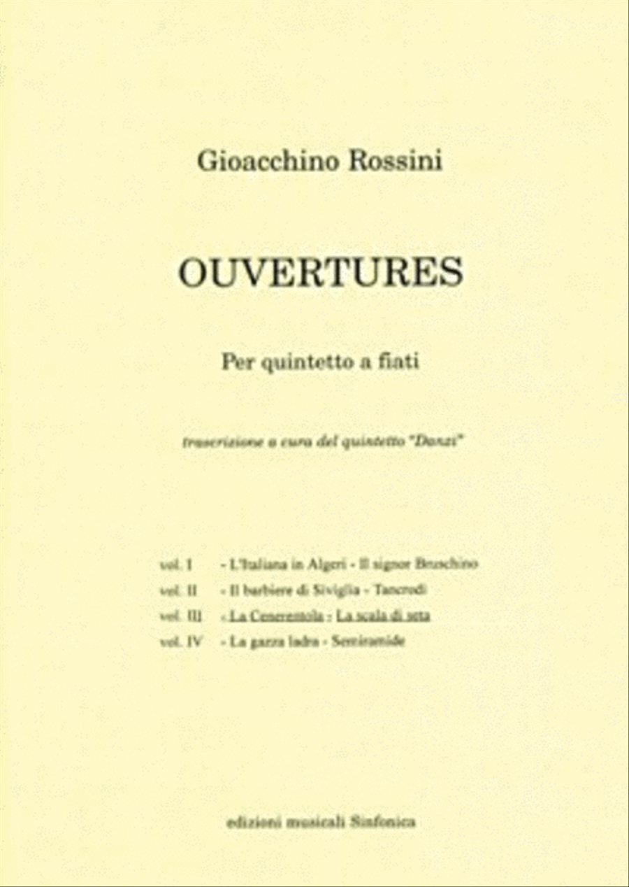 Ouvertures Vol. II Ouvertures Vol. II Woodwind Quintet scores gallery preview page 1