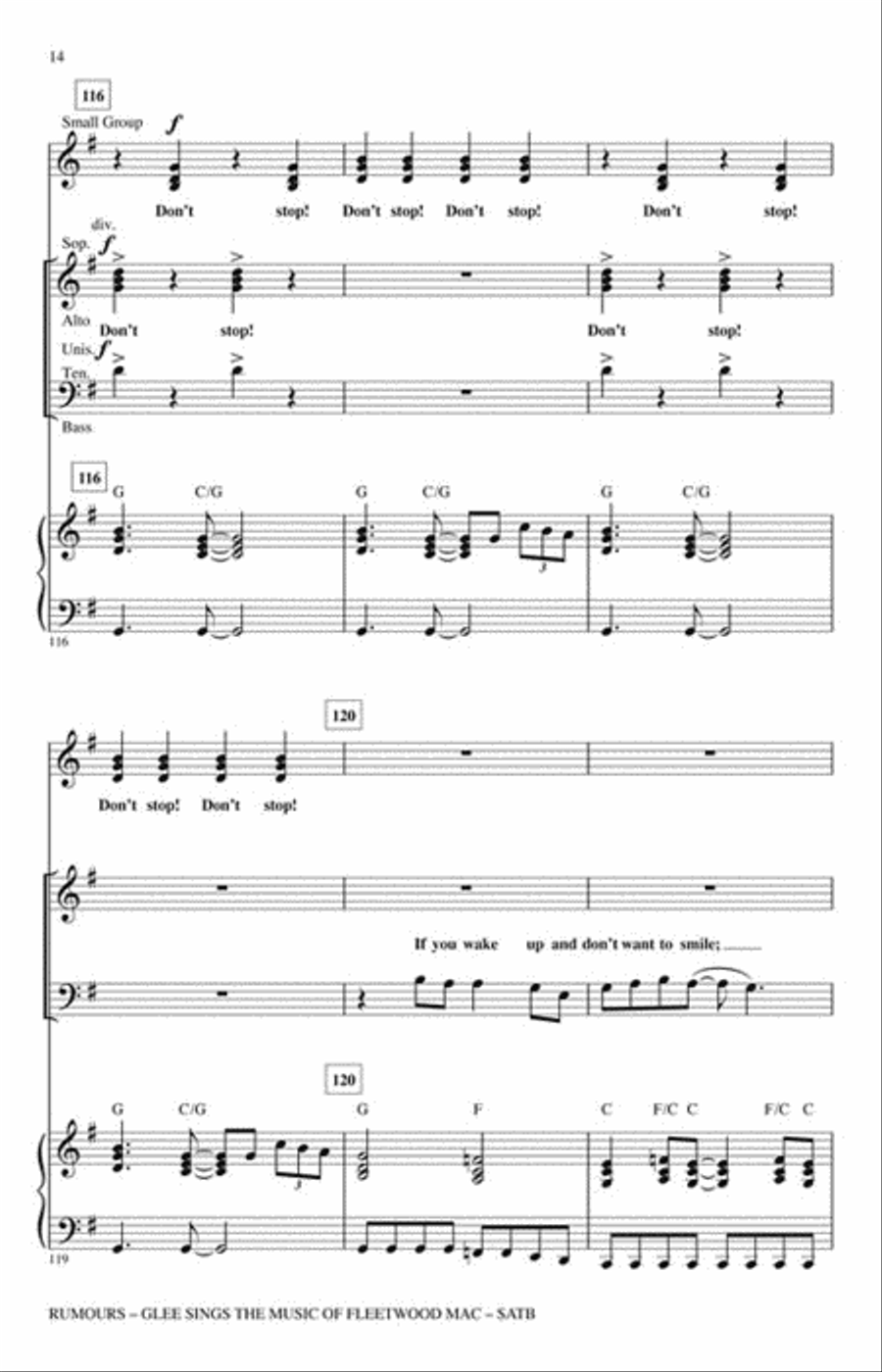 Rumours 4-Part scores gallery preview page 4