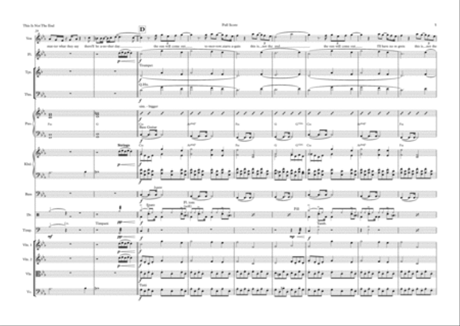 This Is Not The End Flute scores gallery preview page 5