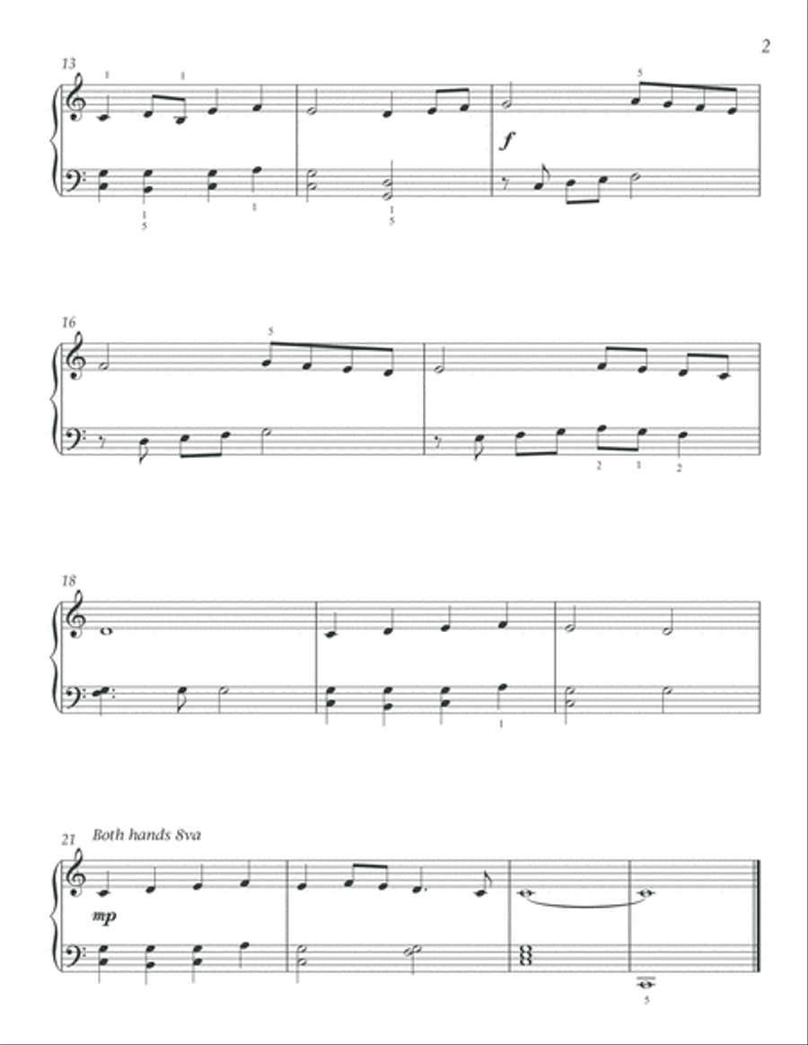 Treasured Christmas Solos for the Late Beginner Piano Method scores gallery preview page 6