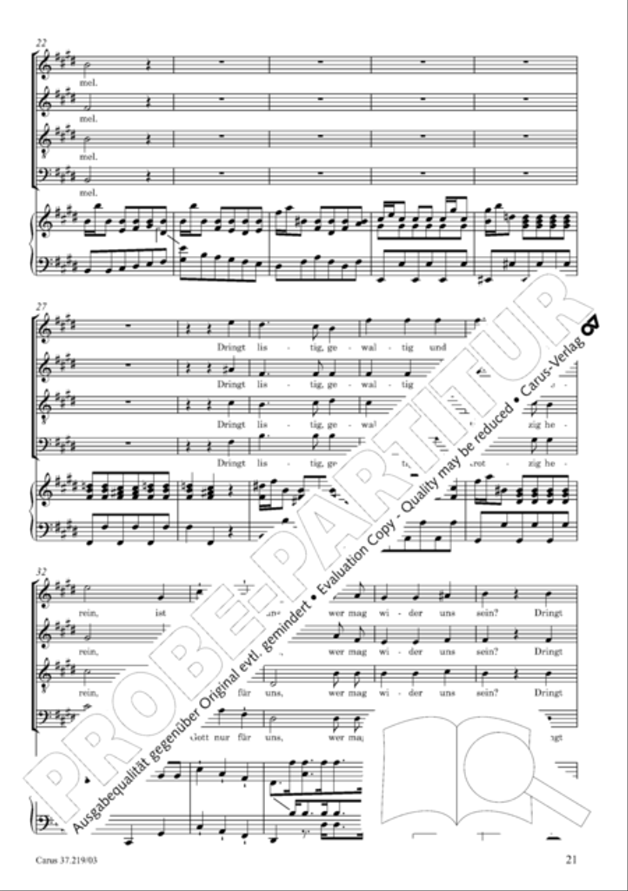 Erwachet, ihr Christen STB scores gallery preview page 22