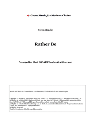 Book cover for Rather Be