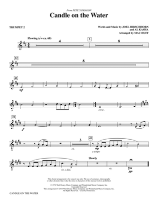 Candle on the Water (from Pete's Dragon) (arr. Mac Huff) - Trumpet 2