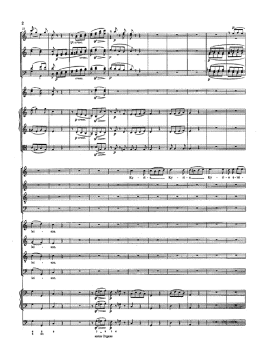 Mass C Major Op. 86 Mass C Major Op. 86 4-Part scores gallery preview page 3