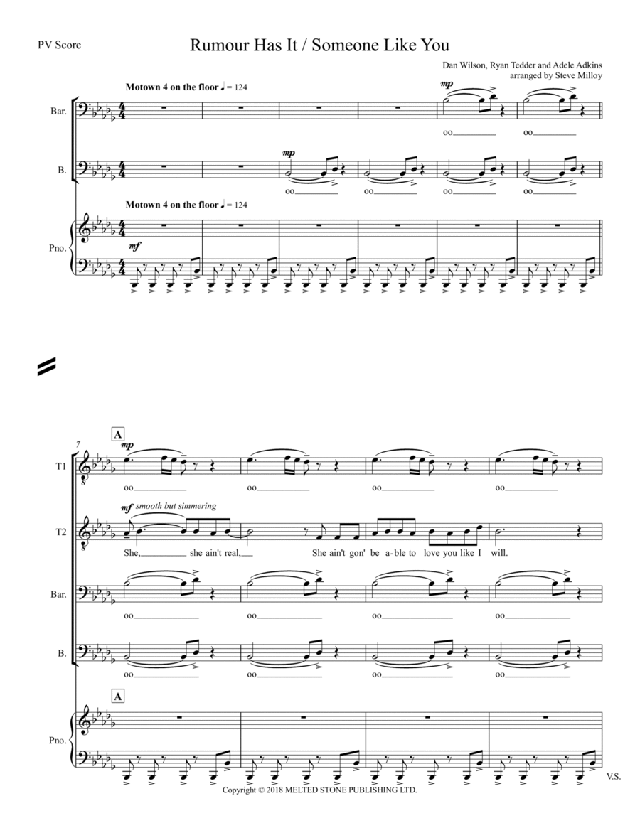 Rumour Has It Rumour Has It TTBB scores gallery preview page 1