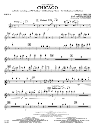 Chicago (arr. Ted Ricketts) - Flute 1
