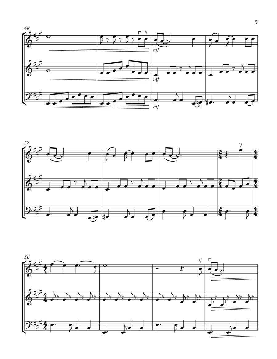 Oh, Pretty Woman String Trio scores gallery preview page 5