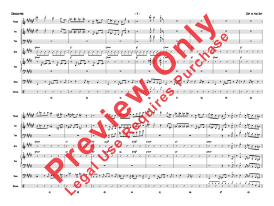 Cot in the Act Jazz Ensemble scores gallery preview page 6
