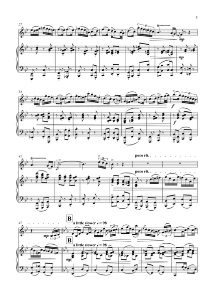 Rondo giuocoso, Op.203 for clarinet (Bb) & piano