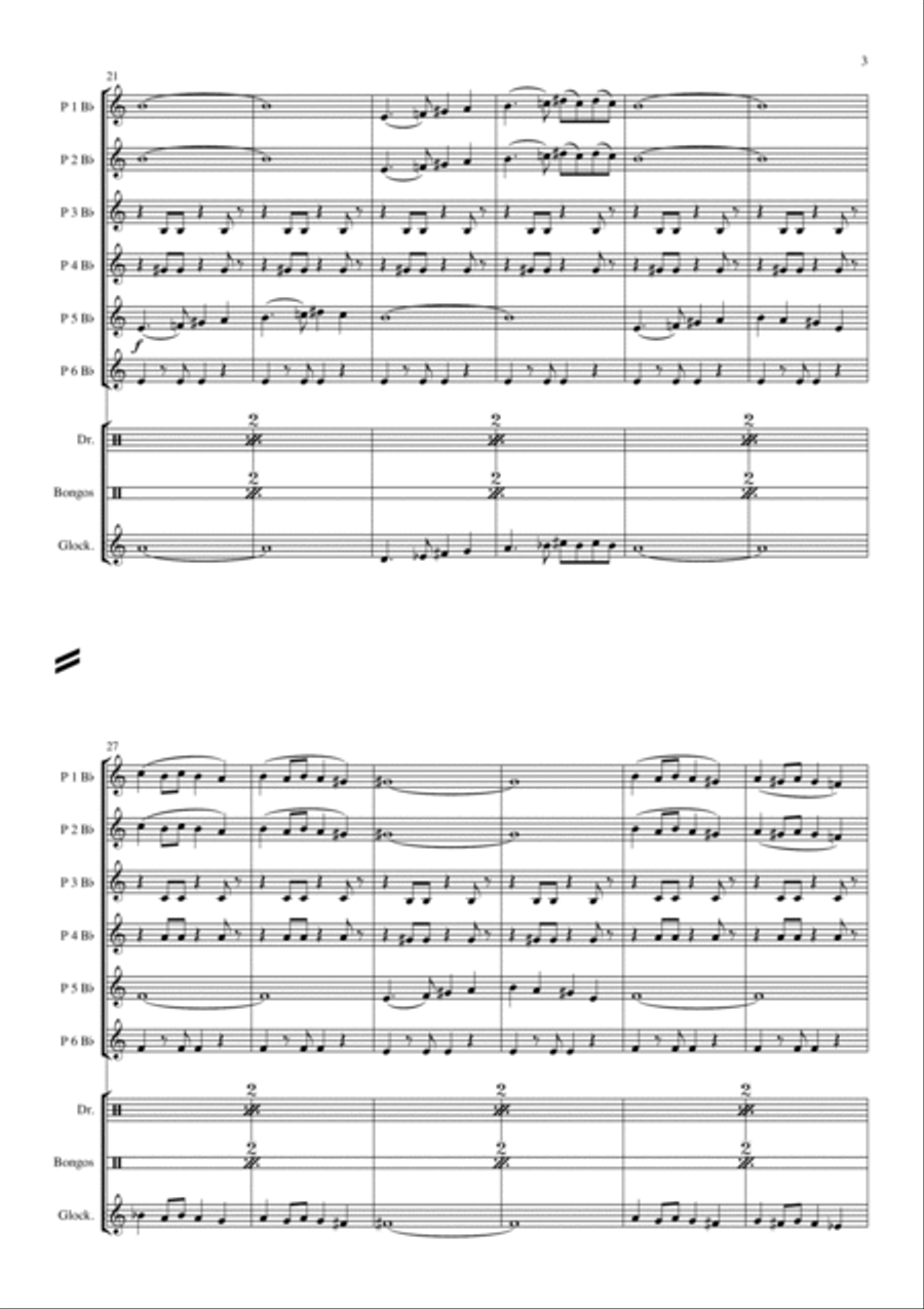 Misirlou Concert Band scores gallery preview page 3