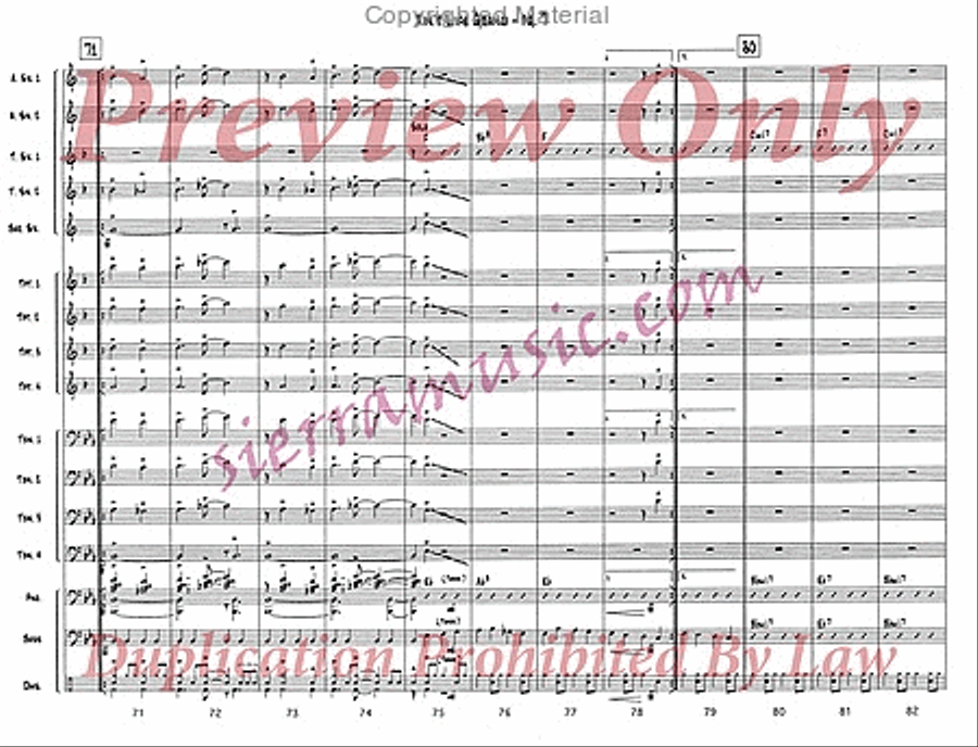 Ain't Life Grand Ain't Life Grand Big Band scores gallery preview page 8