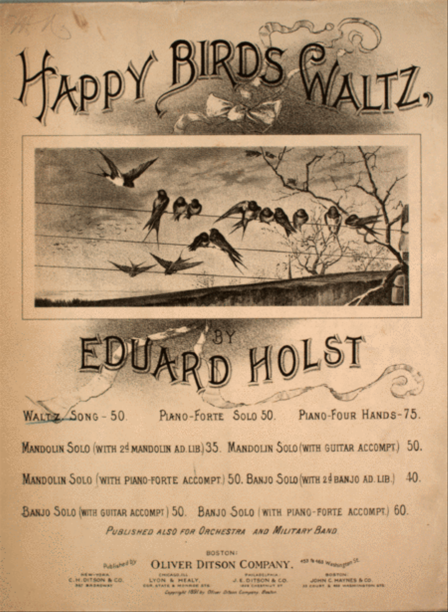 Happy Birds Waltz Voice scores gallery preview page 1