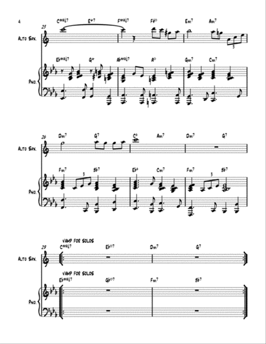 Smoke Gets In Your Eyes Smoke Gets In Your Eyes Alto Saxophone scores gallery preview page 4